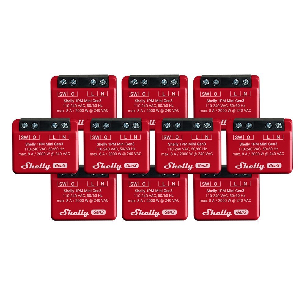 Shelly 1PM Mini Gen3 Kits