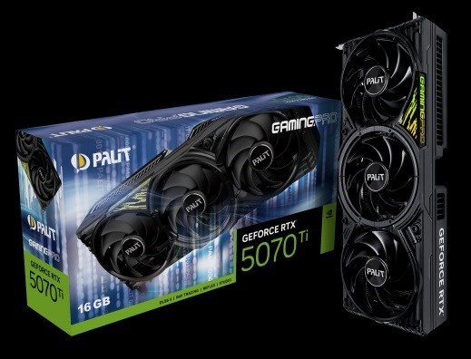 Palit RTX5070Ti Gamingpro 16GB GDDR7 256Bit 3-DP Hdmi V1 Ne7507t019t2-Gb2031y