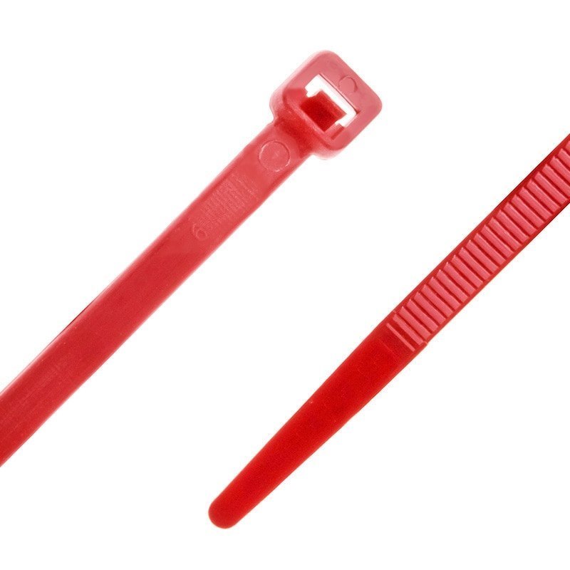 Ty-It Nylon Cable Tie Red 300MM X 4.8MM - (Bag Of 100)
