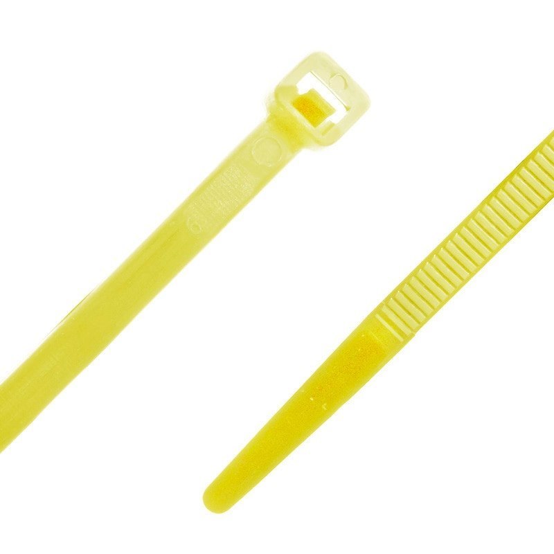 Ty-It Nylon Cable Tie Yellow 300MM X 4.8MM - (Bag Of 100)