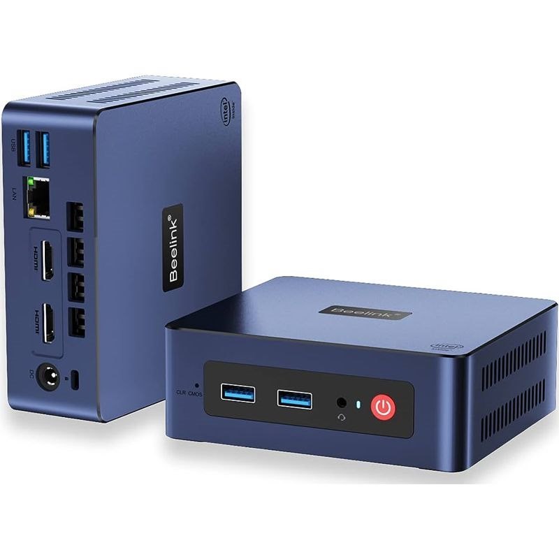 BeeLink Minis-N5095 Mini PC, Celeron N5095 2.0/2.9Ghz, 8GB, 256GB SSD, Lan/Wfi/Bt, Win11Pro