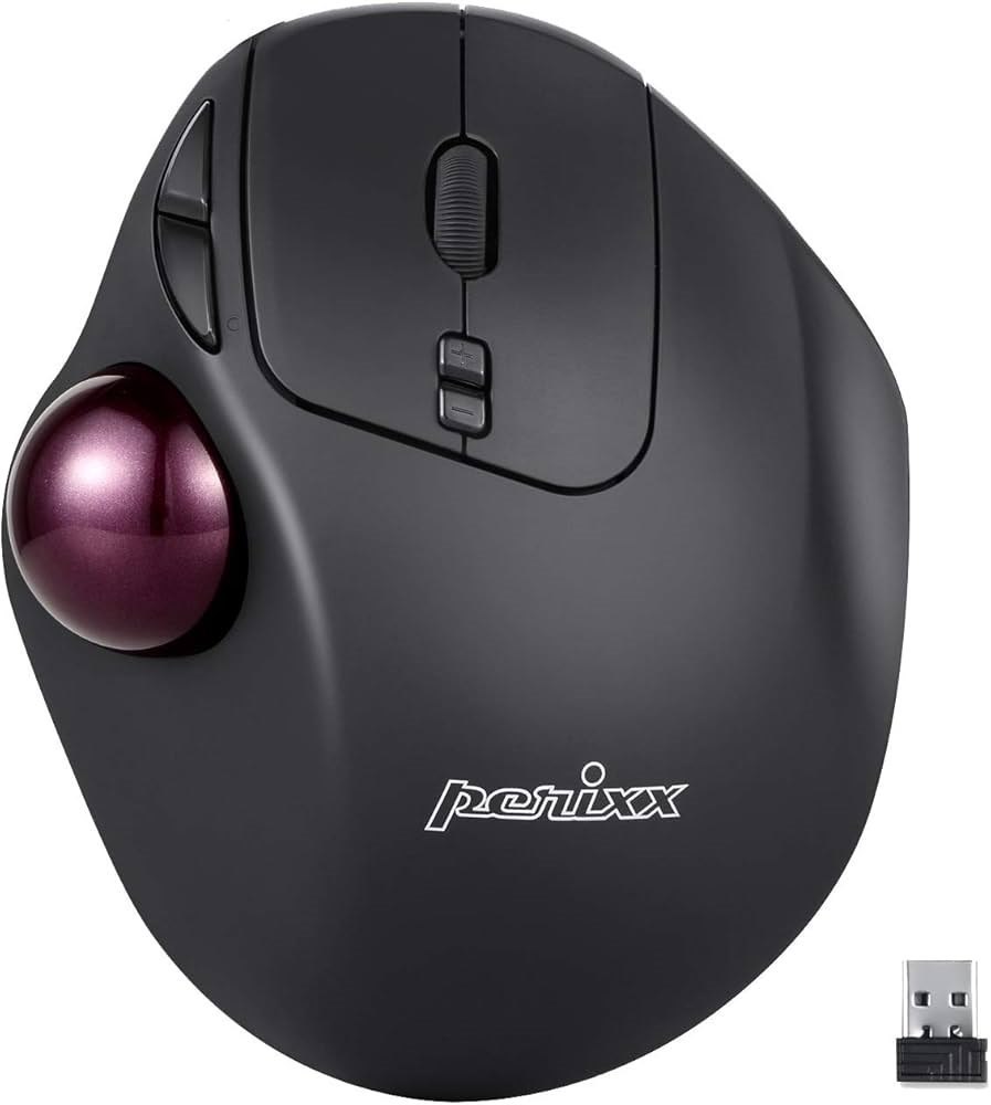 Perixx Perimice-717 Wireless 34MM Trackball Mouse