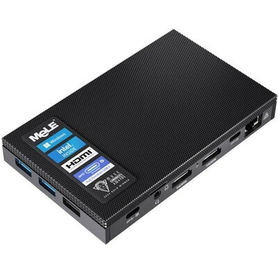 MeLE Quieter4c-82Q Fanless Mini-PC, Celeron N100 Up To 3.4Ghz, 8GB, 256GB Emmc, LAN,WiF,BT,Win11Pro