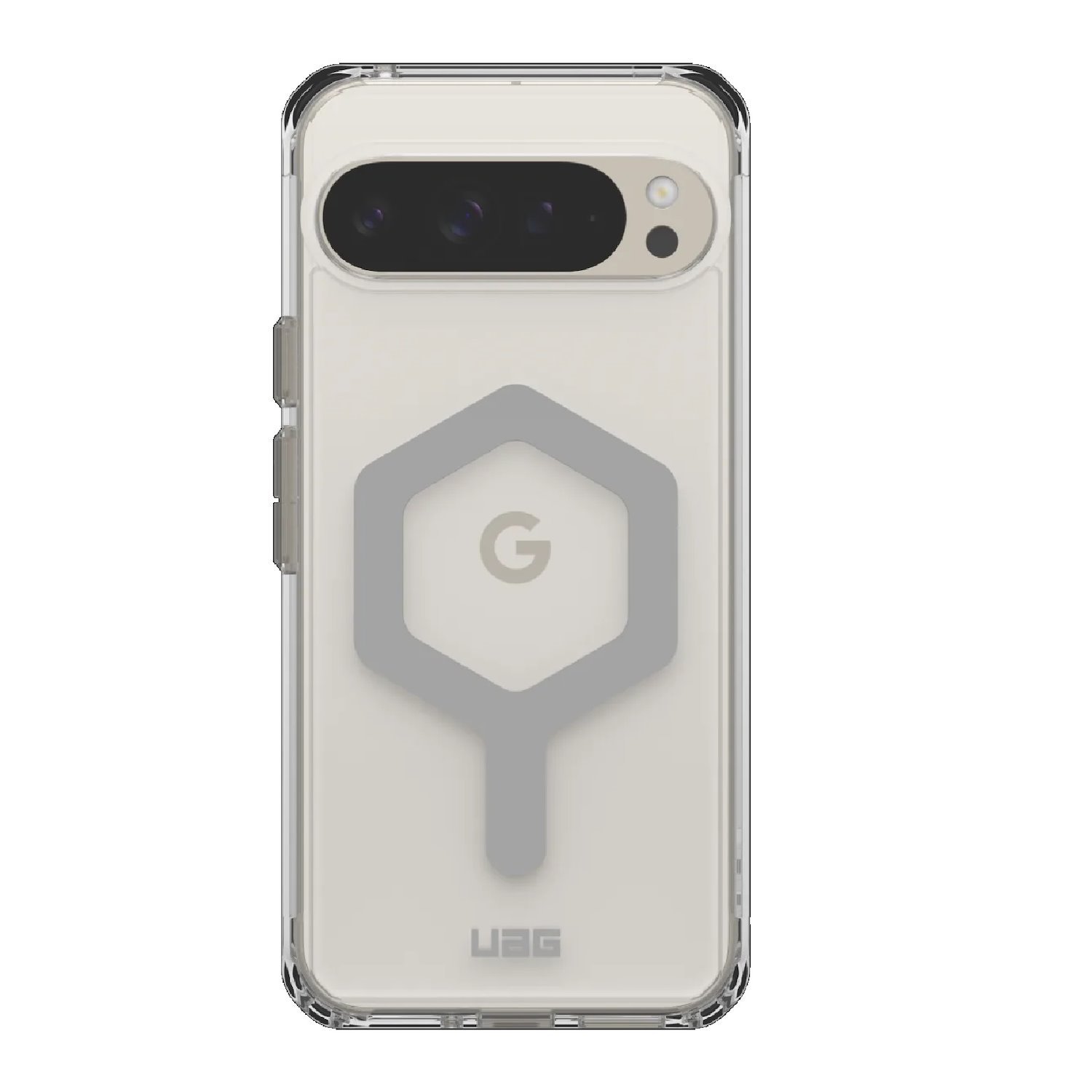 Uag Plyo Pro Google Pixel 9 Pro XL (6.8') Rugged Case - Ice/Silver (614456114333), 16 FT. Drop Protection (4.8M), Air-Soft Corners, 10 Years Warranty
