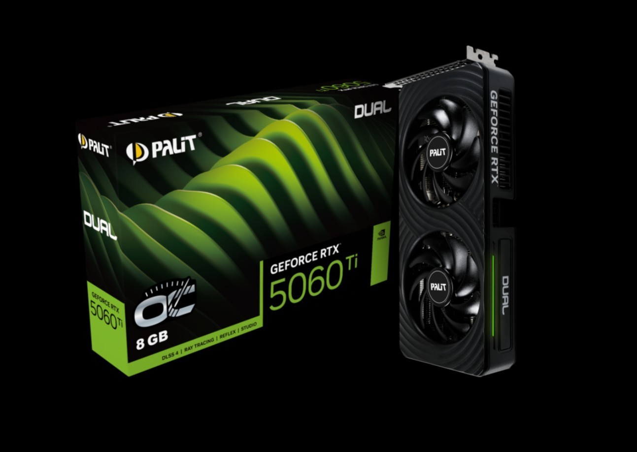 Palit RTX5060Ti Dual Oc 8G GDDR7 128Bit 3-DP Hdmi Ne7506ts19p1-Gb2062d