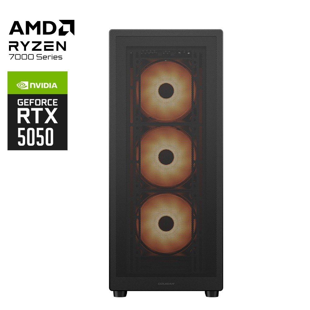 Custom Amd Guardian Ryzen 5 Gaming PC RTX5050 R5 7500F 1T SSD 32G