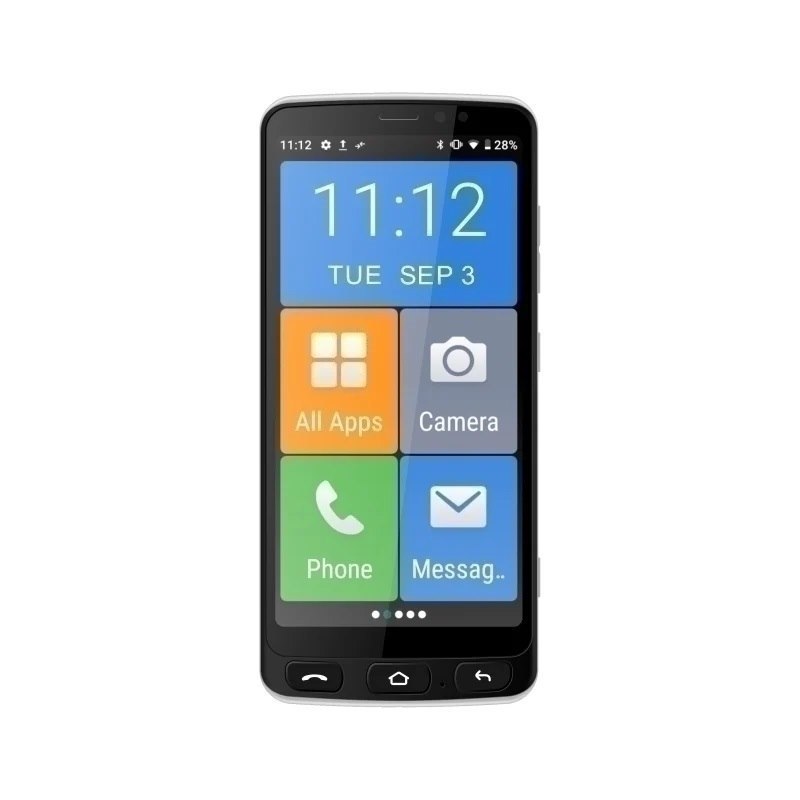 Iqu SmartEasy Q50 4G 16GB - Black (Smarteasyq50black)*Au Stock*, 5.5', Ips FW+, 2GB/16GB, 8MP/5MP,Single Sim, 2400mAh, Bluetooth V5.0, 1 Year Warranty