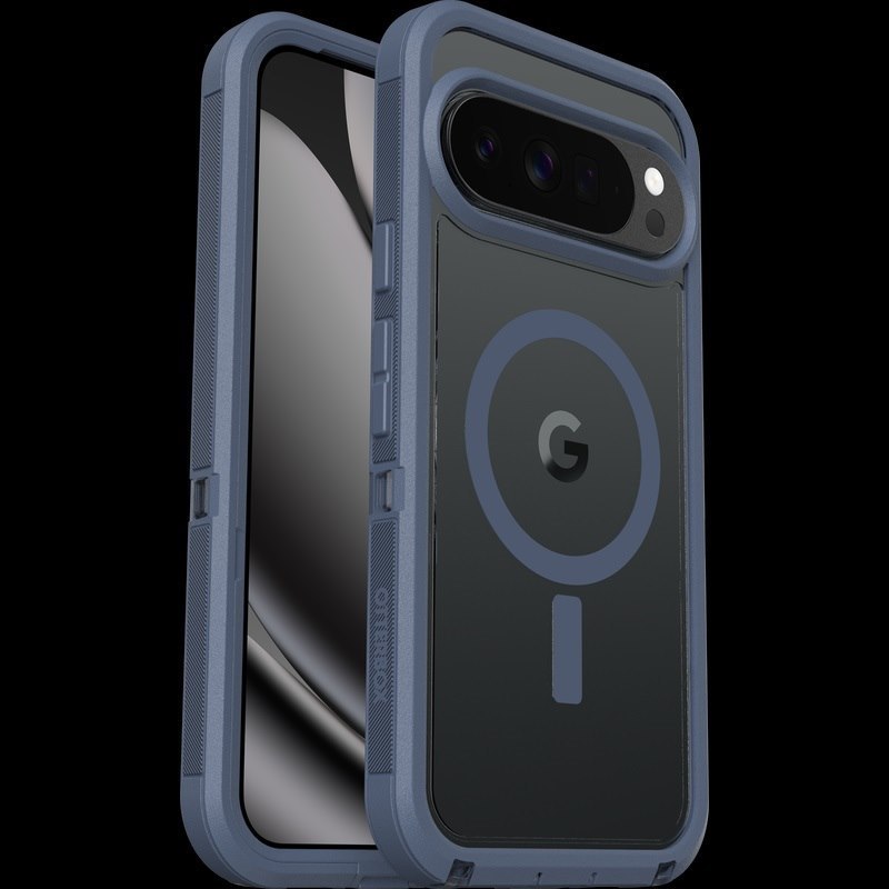 OtterBox Defender Pro XT Clear Magnets Google Pixel 10 Pro XL Bootcut Case - Blue (77-98270), Drop+ 7X Military Standard, 7 Years Warranty
