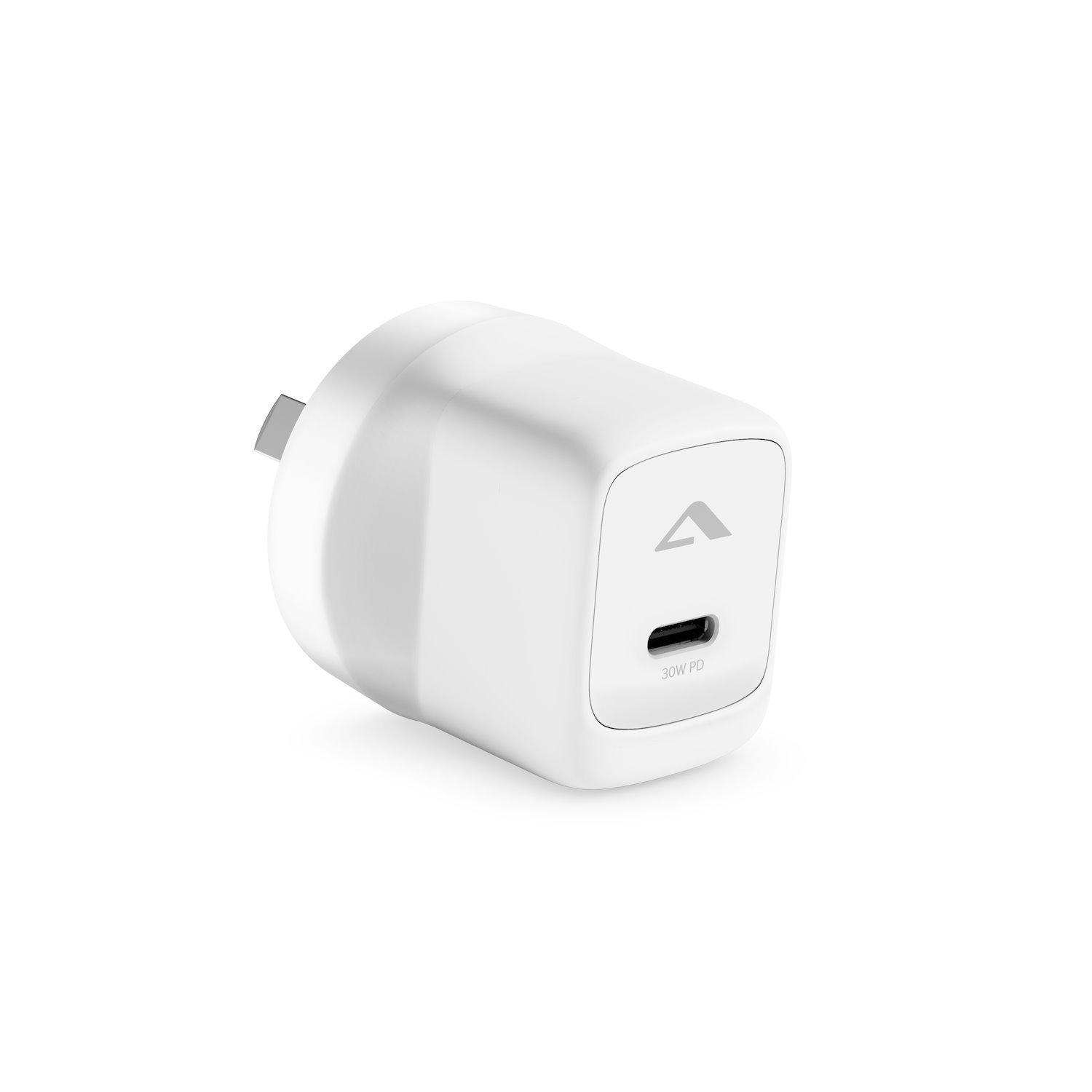 Alogic 1X30 Rapid Power 30W GaN Charger – 1xUSB-C (Au/Nz Region) - White