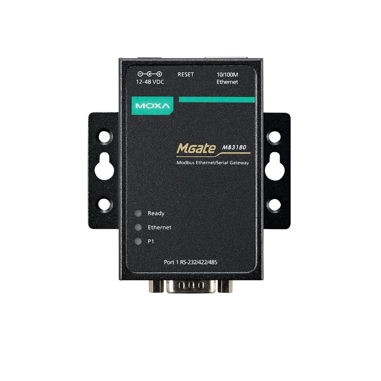 Moxa | 1 Port RS-232/422/485 Modbus TCP To Serial Communication Gateway.