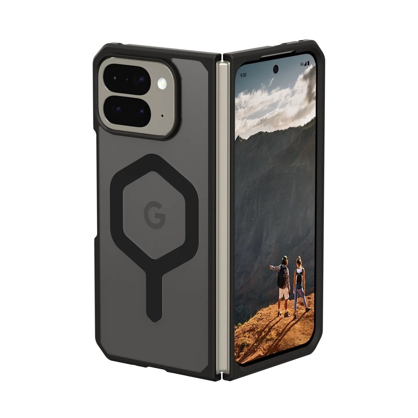 Uag Mouve Pixel 10 Pro Fold (8.0') Case - Ash/Black - (614471113140), Drop+ Military Standard, Raised Screen Surround, 10 Years Warranty