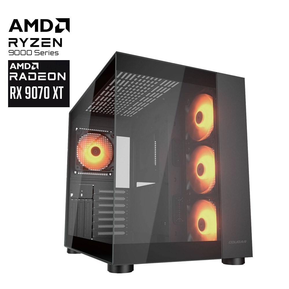 Custom Amd Guardian Ryzen 7 9800X3D RX9070XT Gaming PC 1T SSD 32G