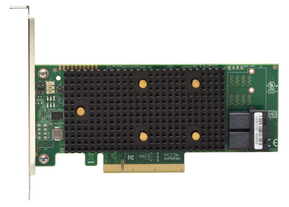 Lenovo ThinkSystem Raid 530-8I PCIe 12GB Adapter For SR250/SR530/SR550/SR570/SR590/SR630/SR650/SR635/SR645/SR655/SR665/ST50/ST250/ST550
