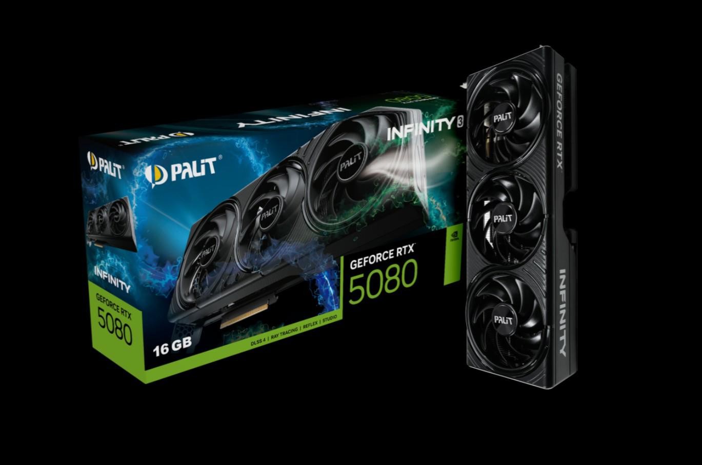 Palit RTX5080 Infinity 3 16GB GDDR7 256Bit 3-DP Hdmi