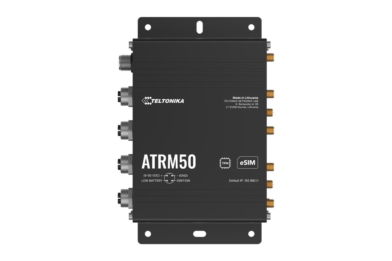 Teltonika | Atrm50 | Dual Sim & Esim Industrial 5G Gigabit Router For Transportation ** Psu Not Included **