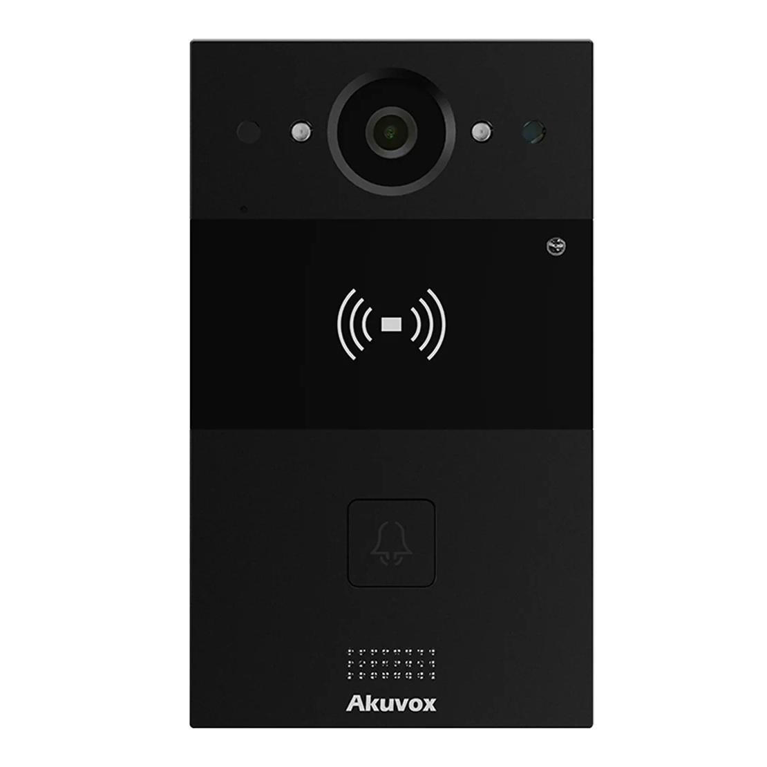 Akuvox Sip Intercom With One Button Video & Card Reader Black
