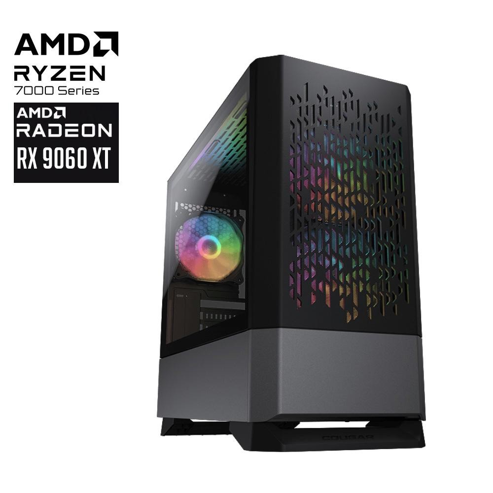 Custom Amd Atomic Ex Gaming PC Ryzen 5 7500F RX9060XT 1TB SSD 16G