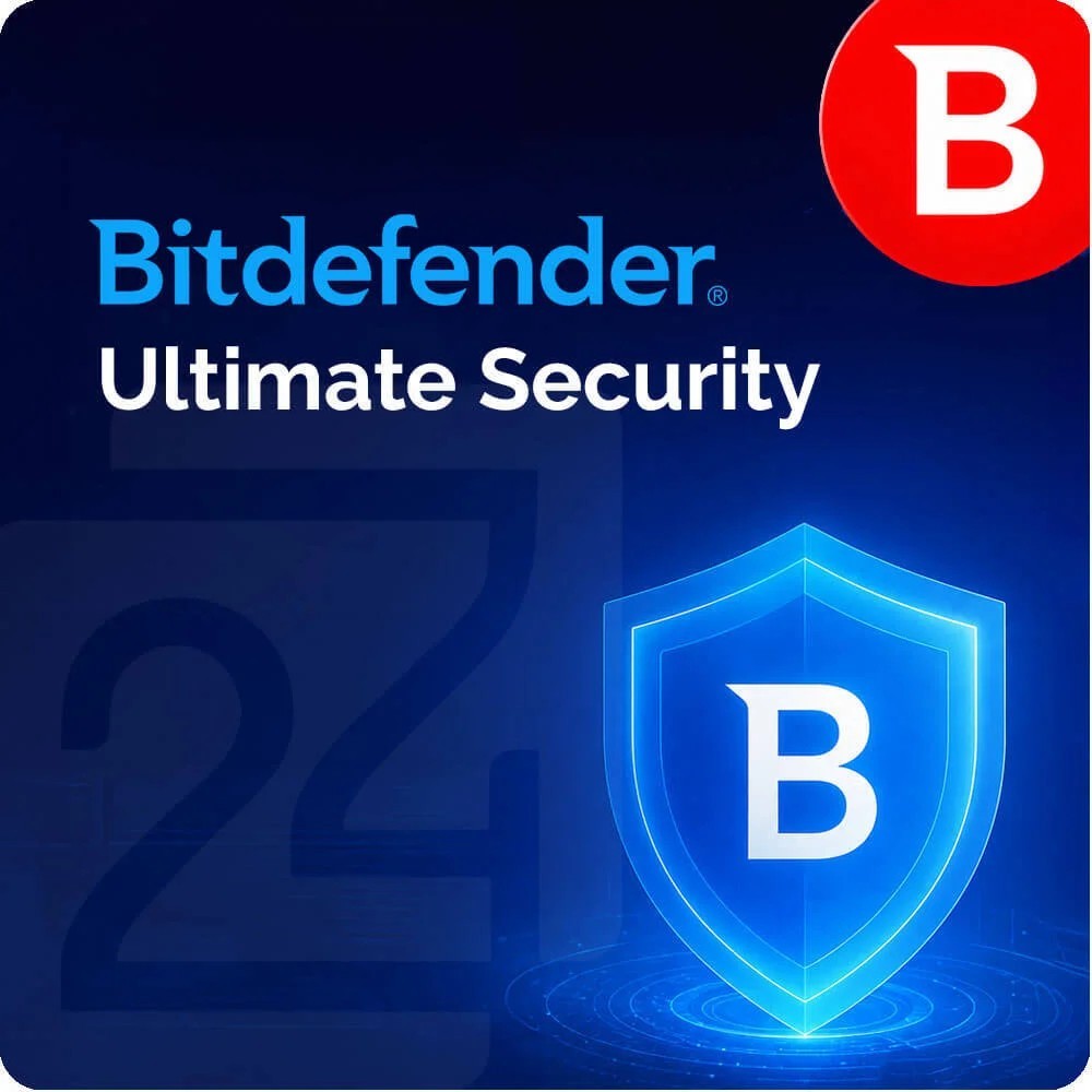 Bitdefender Ultimate Security Individual 1 Account 5 Devices 1 Year License Email