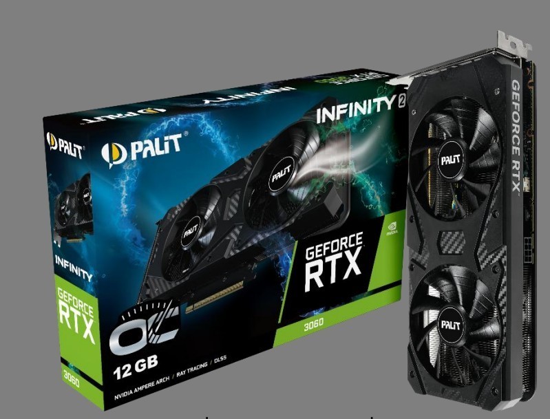 Palit RTX3060 Infinity 2 Oc 12GB GDDR6 192Bit 3-DP Hdmi -Ne63060u19k9-Pg190l