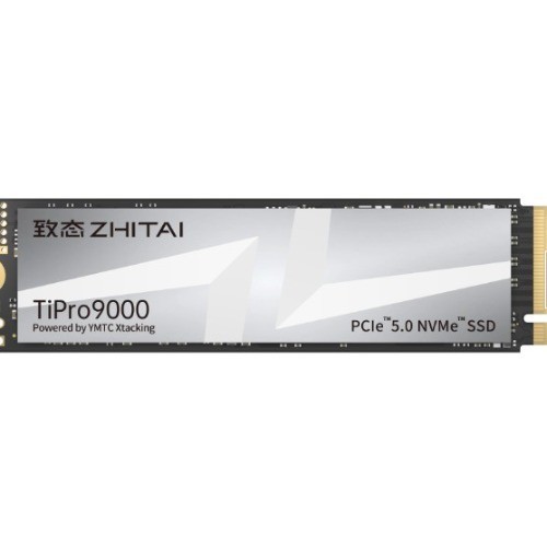 YMTC (ZhiTai) YMTC ZhiTai TiPro9000 SSD 1TB M.2 2280 YMTC Xtacking 4.0 TLC Chip PCle Gen 5 X 4.0 14,900MB/s 13,500MB/s R/W 600 TBW 5Y Warranty