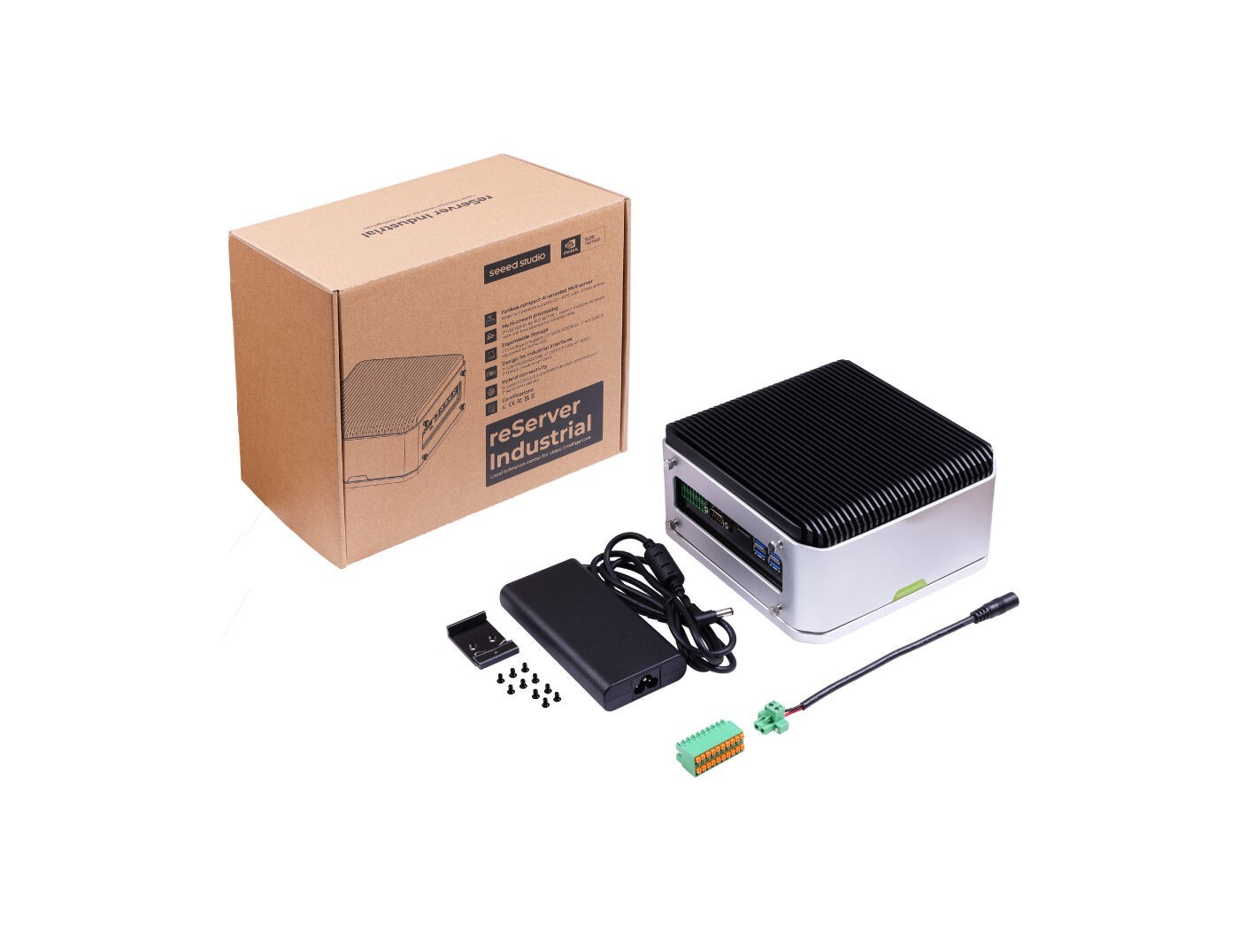 Seeed Studio reServer Industrial J4011- Fanless AI-enabled NVR Server With Nvidia Jetson Orin NX 8GB