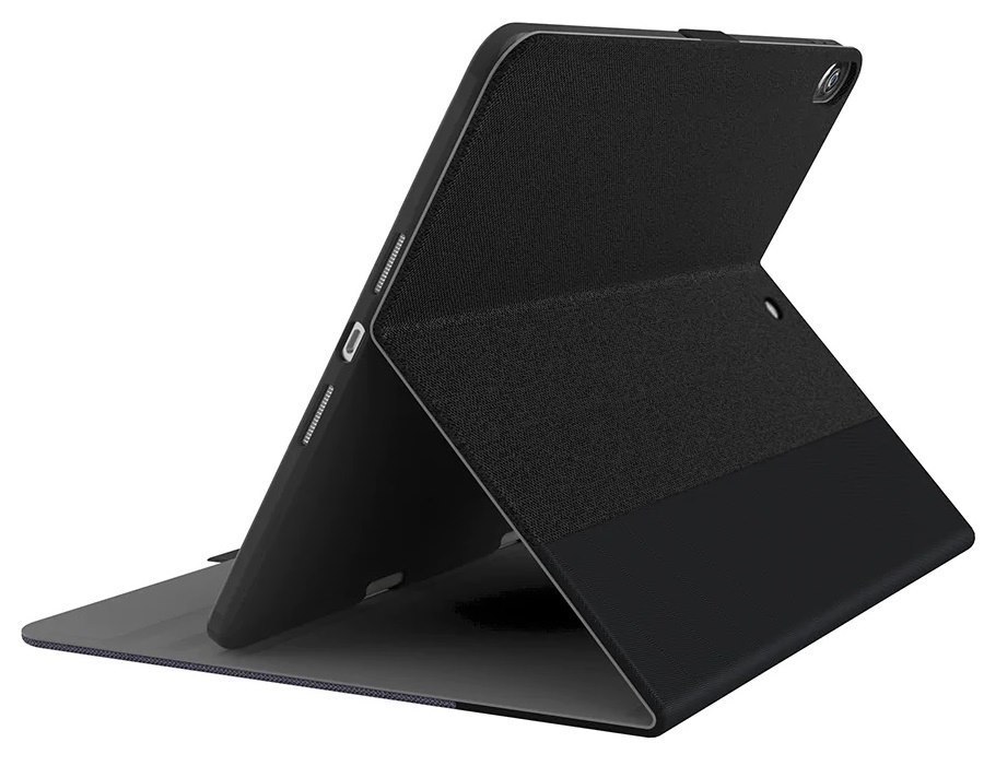 Cygnett Tekview Slimline iPad 10.2' Case With Apple Pencil Holder - Grey/Black (Cy3049tekvi), 360° Protection, Stand W/Multiple Viewing Angles