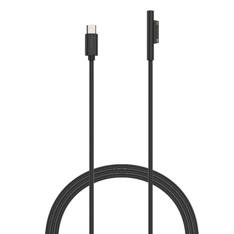Cygnett Usb-C To Microsoft Surface Cable (2M) - Black (Cy3314uscms)