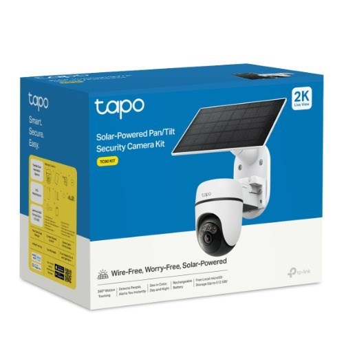 TP-Link TC90G Kit Solar-Powered Pan/Tilt 4G Lte Security Camera Kit