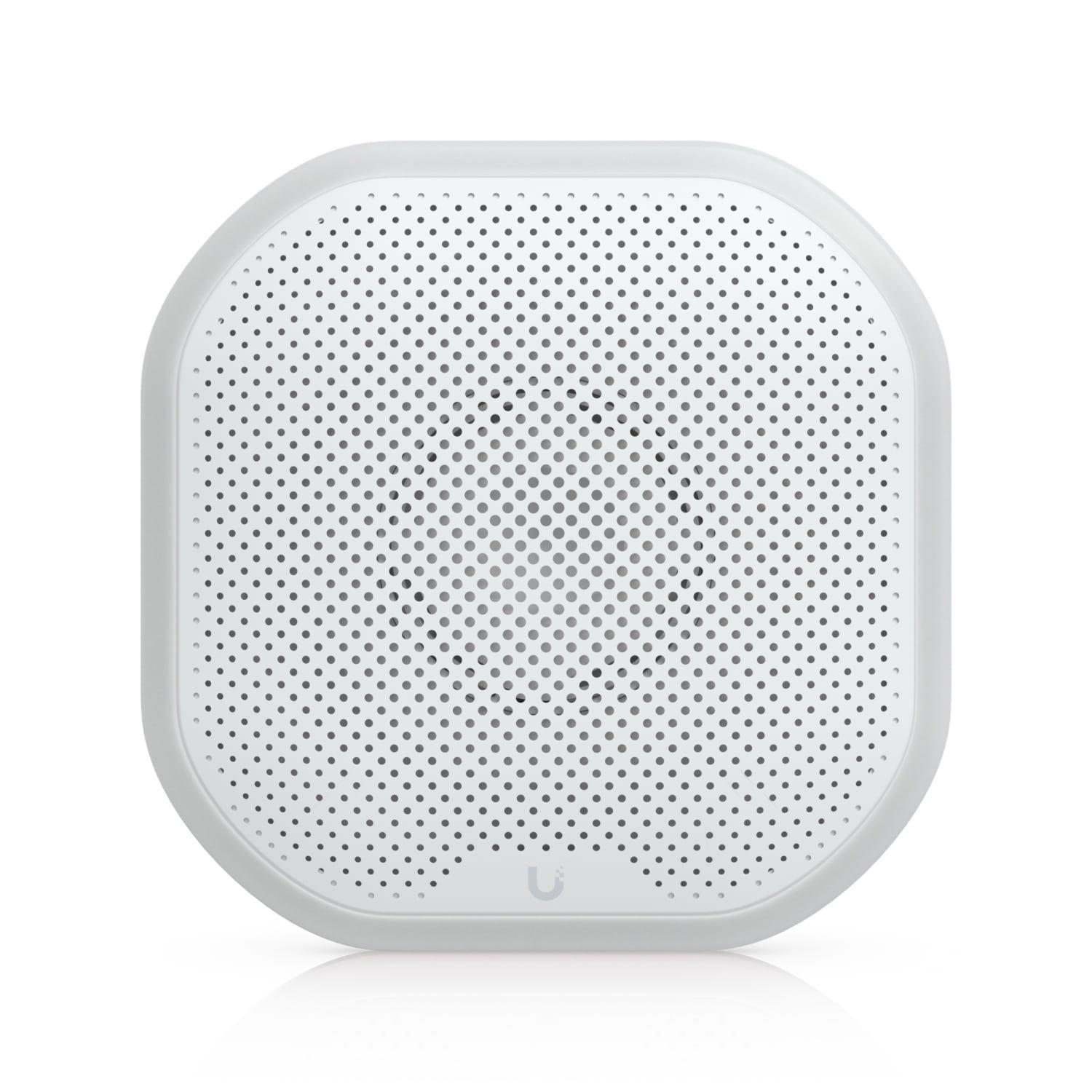 Ubiquiti Siren, White, All-Weather SuperLink Siren Delivering 110 DB Alarm, Emergency Led Lighting Powered Using Battery, DC Input.