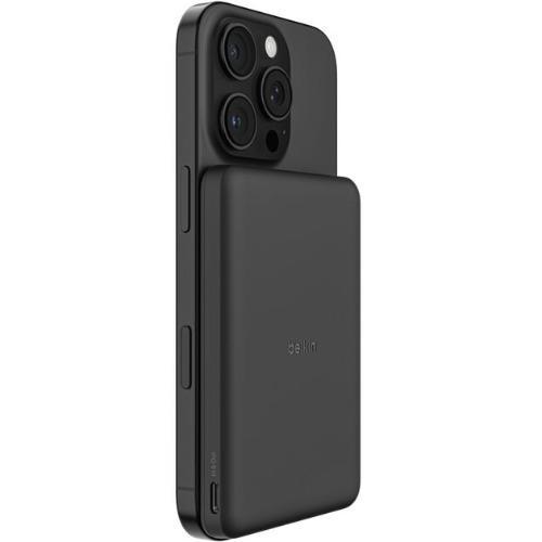 Belkin BoostCharge Slim Magnetic Power Bank 5K - Black(BPD010fqBK),1x USB-C(15W),Qi2 (7.5W),Usb-C Cable(0.6M), $2,500 Cew, 2 Years Warranty