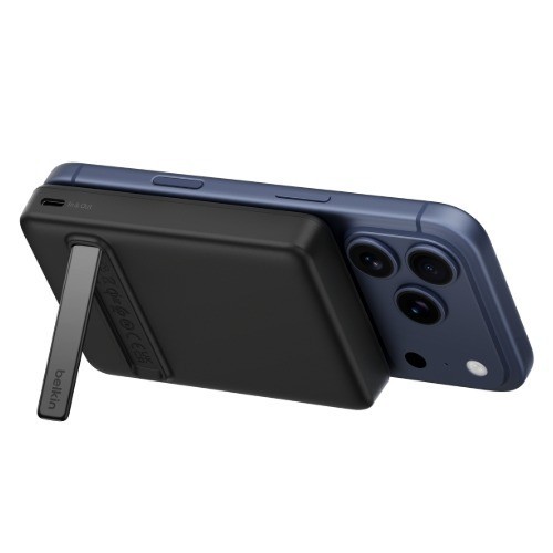 Belkin BoostCharge Slim Magnetic Power Bank(10K) With Stand - Black(BPD016fqBK), 2xUSB-C(30W),1x Qi2(15W), $2500 Cew, 2 Years Warranty