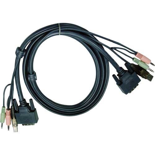 Aten KVM Cable Set, Aten DVI+USB+audio, 2L-7D03u , Length 3M