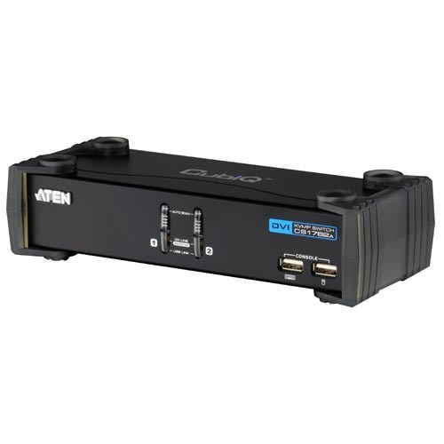 Aten KVMP Switch, Aten, 2X, CubiQ Cs1762a, Dvi, Usb, Audio