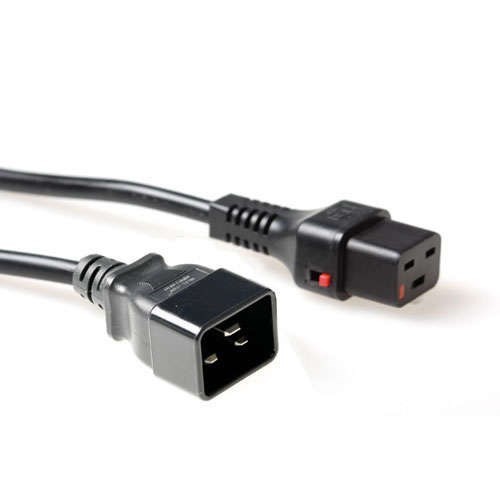 Iec Lock 250V Aansluitkabel C19 - C20 Lockable 3,00M