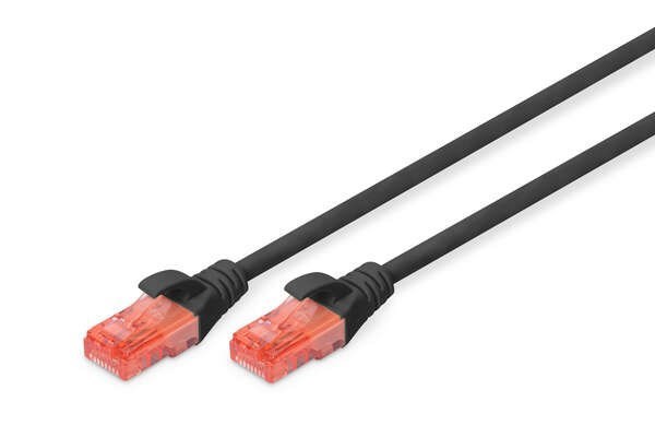 Digitus Cat 6 U-Utp Patch Cord, Cu, LSZH Awg 26/7, Length 5 M, Color Black