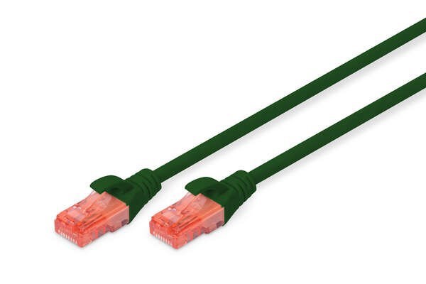 Digitus Cat 6 U-Utp Patch Cord, Cu, LSZH Awg 26/7, Length 5 M, Color Green