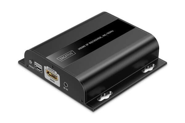 Digitus Hdmi Receiver For DS-55351, 4K/60Hz 120/200 M, One-to-Many, Cat, Black