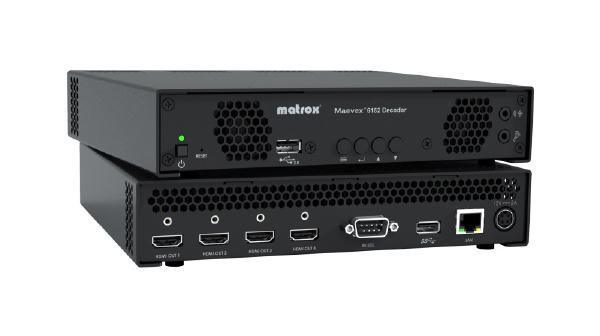 Matrox Maevex D6152-4 Quad 4K Decoder