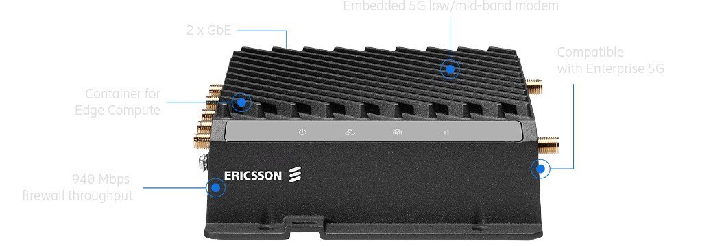 Cradlepoint R980 5G Mobile Ruggedized Router, Advanced Plan, 5G & Cat 19 Lte, 2X GbE Ports, Dual Sim, 1xUSB2.0, 940 Mbps,5G SASE,3Year NetCloud