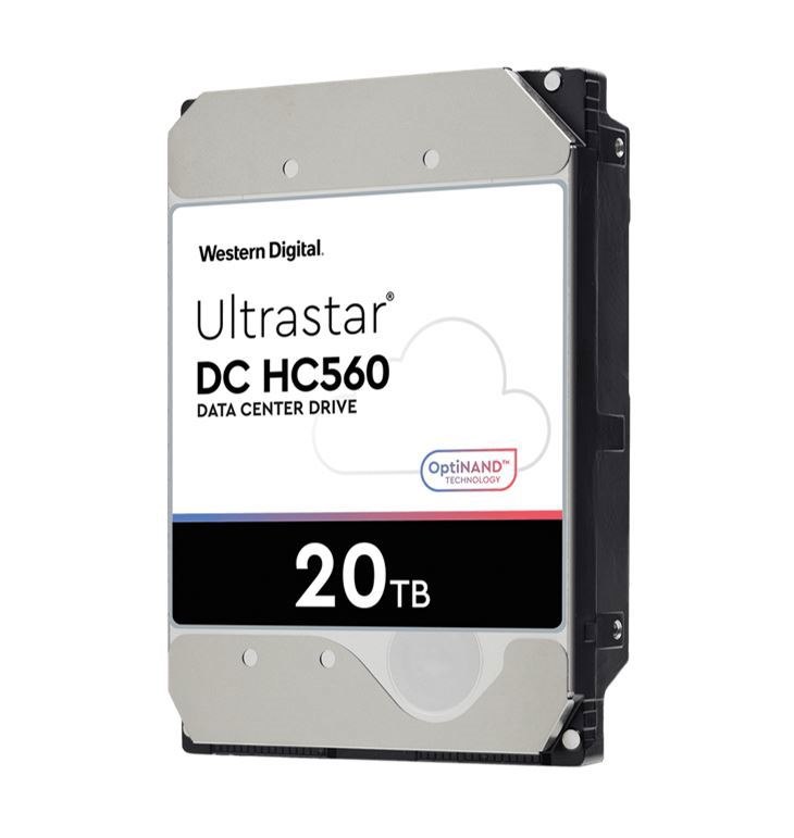 Western Digital WD Ultrastar 20TB 3.5' Enterprise HDD Sata 512MB 7200RPM 512E TCG P3 DC HC560 24X7 Server 2.5Mil HRS MTBF 5YRS Wuh722020ale6l4