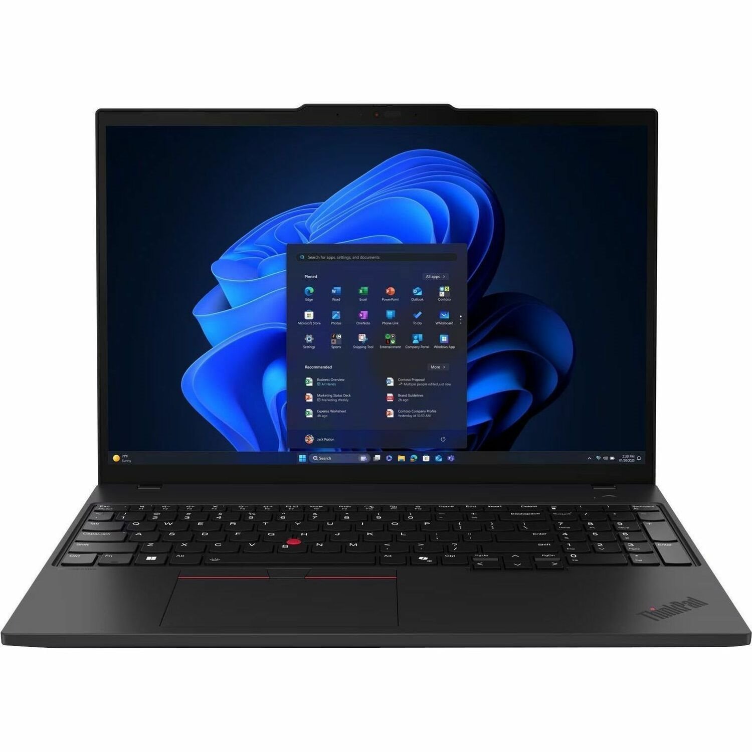 Lenovo ThinkPad T16 Gen 4 21QE005WUS 16" Touchscreen Notebook - WUXGA - Intel Core Ultra 5 225U - 16 GB - 512 GB SSD - English Keyboard - Black