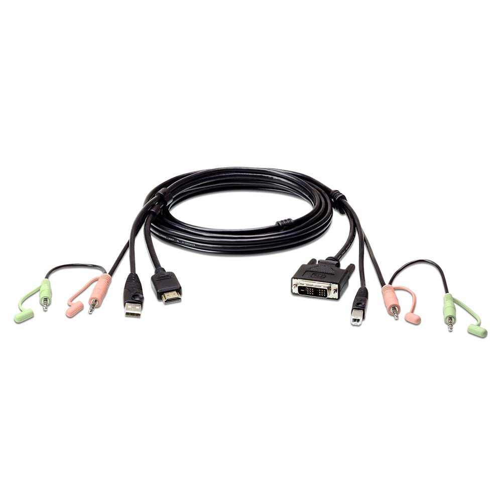 Aten (2L-7D02DH) 1.8M Usb Hdmi To Dvi-D KVM Cable With Audio