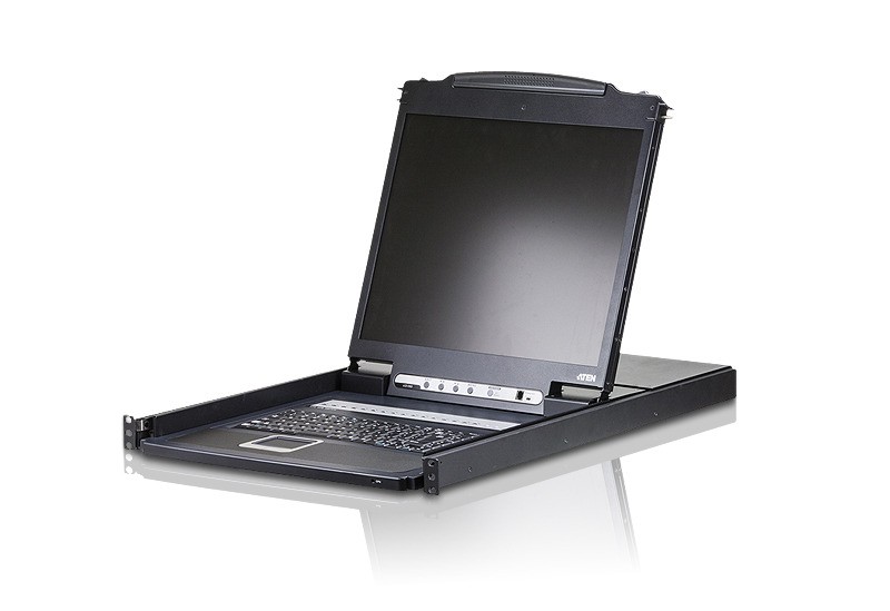 Aten (Cl1316n-Ata-Au) Single Rail 16P Ps/2-Usb LCDKVM 19Inch W/Usa Kb/Au Aten