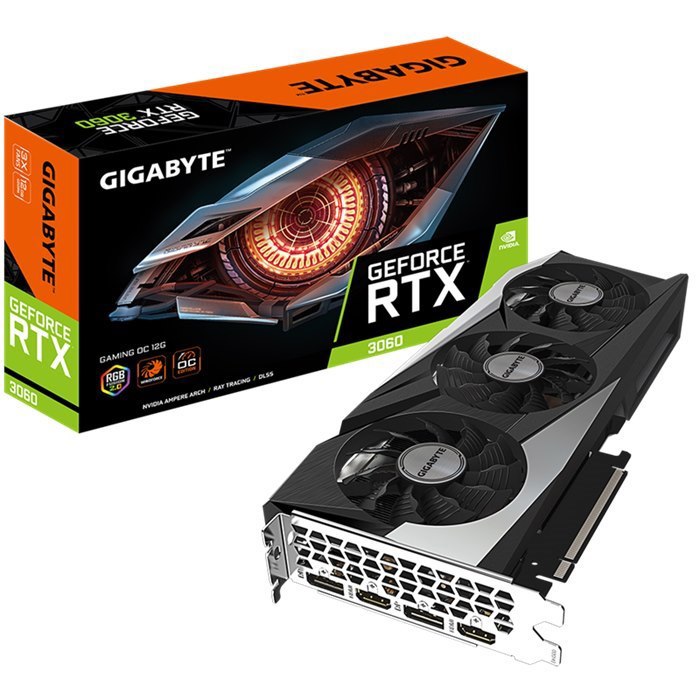 Gigabyte Gv-N3060gaming Oc-12Gd 2.0 Nvidia - LHR Version