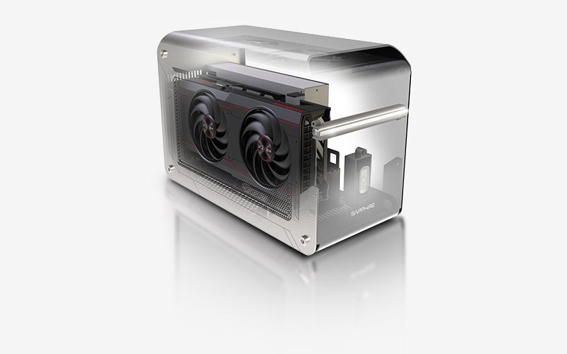 Sapphire Gearbox 500 With Sapphire Pulse Amd RX 6600 XT Bundle (Anz) Thunderbolt 3, 8GB Egfx Solution, Mac/Win Os