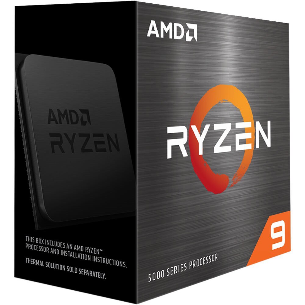 Amd Ryzen 9 5950X Zen 3 Cpu 16C/32T TDP 105W Boost Up To 4.9GHz Base 3.4GHz Total Cache 72MB No Cooler (Amdcpu) (Ryzen5000)(Amdbox)