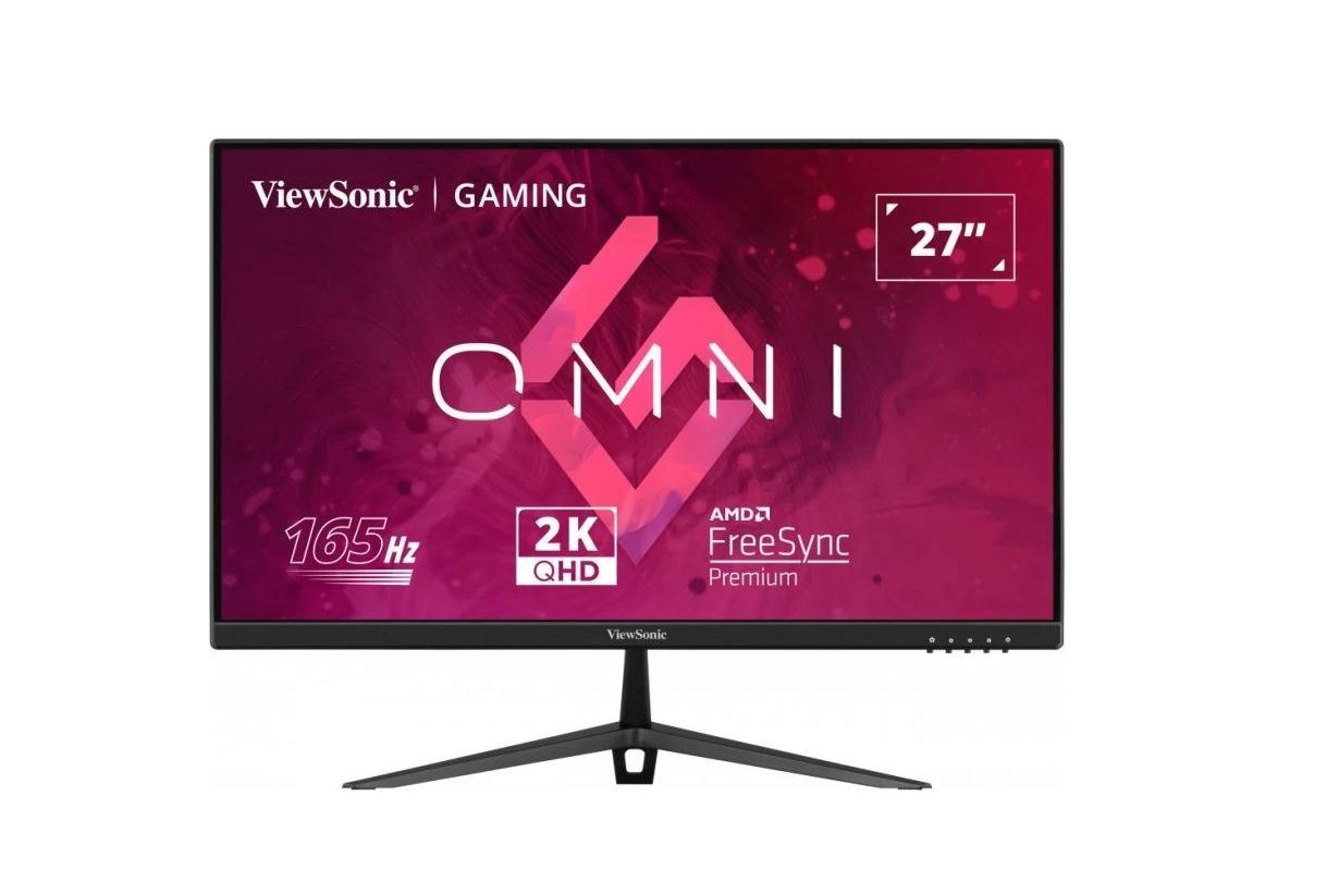 ViewSonic VX2728-2K 27' 2K QHD, 0.5MS, 165HZ Super Clear Ips, HDR10, DP, Hdmi, Adaptive SYNC, Vesa ClearMR Certified, Speakers Monitor (LS)