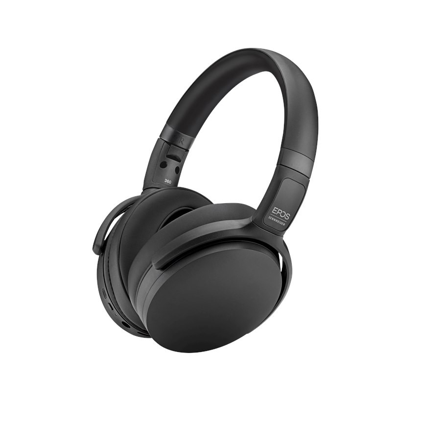 Sennheiser Epos | Sennheiser Adapt 360 Double-Sided Bluetooth® Headset Black W/ BTD800 Usb Dongle & Storage Pouch, Teams Certified, 2 Year Warranty