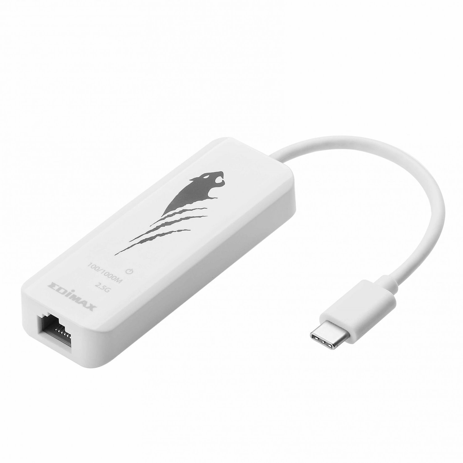 Edimax Eu-4307 Usb Type-C To 2.5G Gigabit Ethernet Adapter Up To 100M/1Gbps / 2.5Gbps Led Indicator Plug And Play