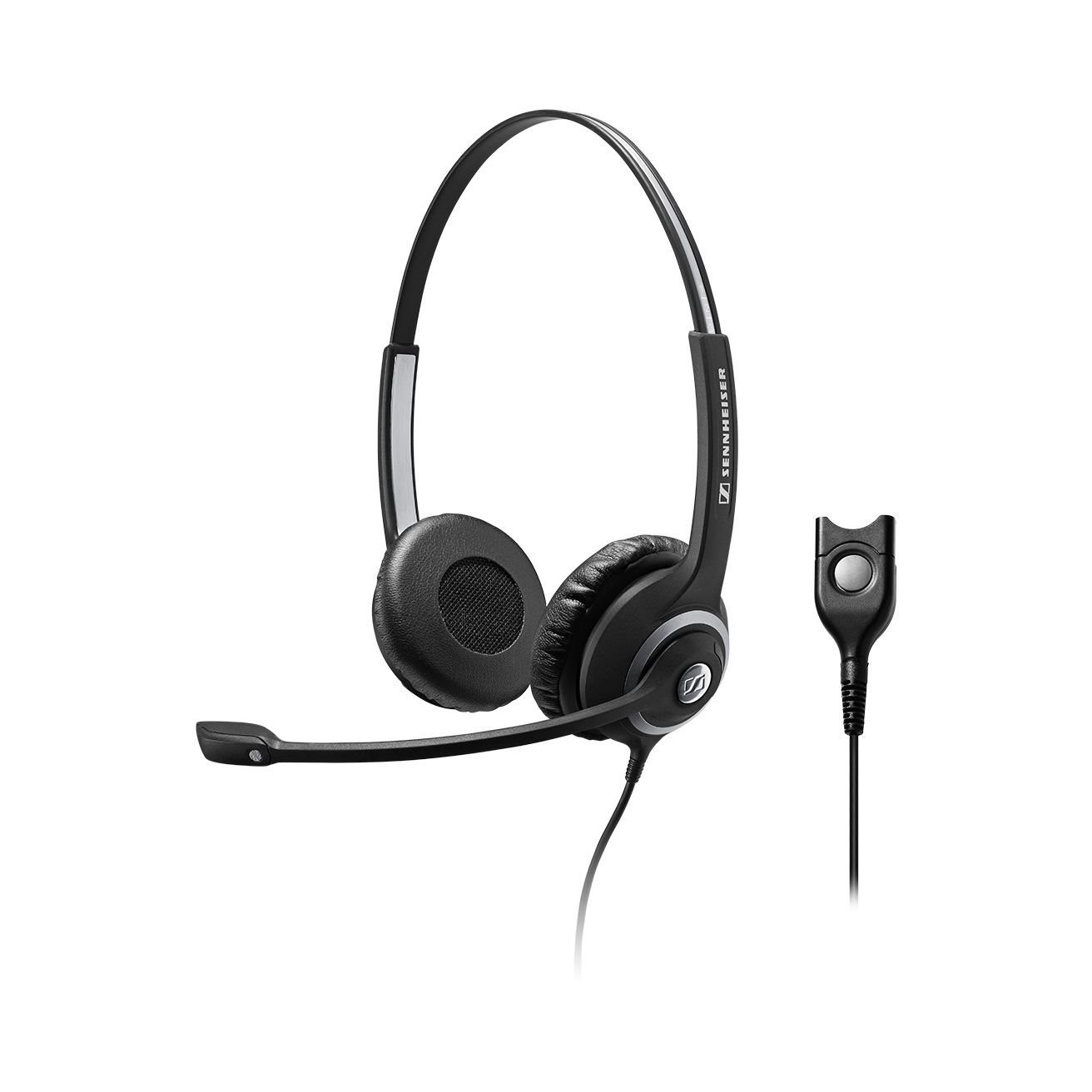 Sennheiser Epos | Sennheiser SC 260 Wide Band Binaural Headset With Noise Cancelling Mic - High Impedance For Standard Phones, Easy Disconnect